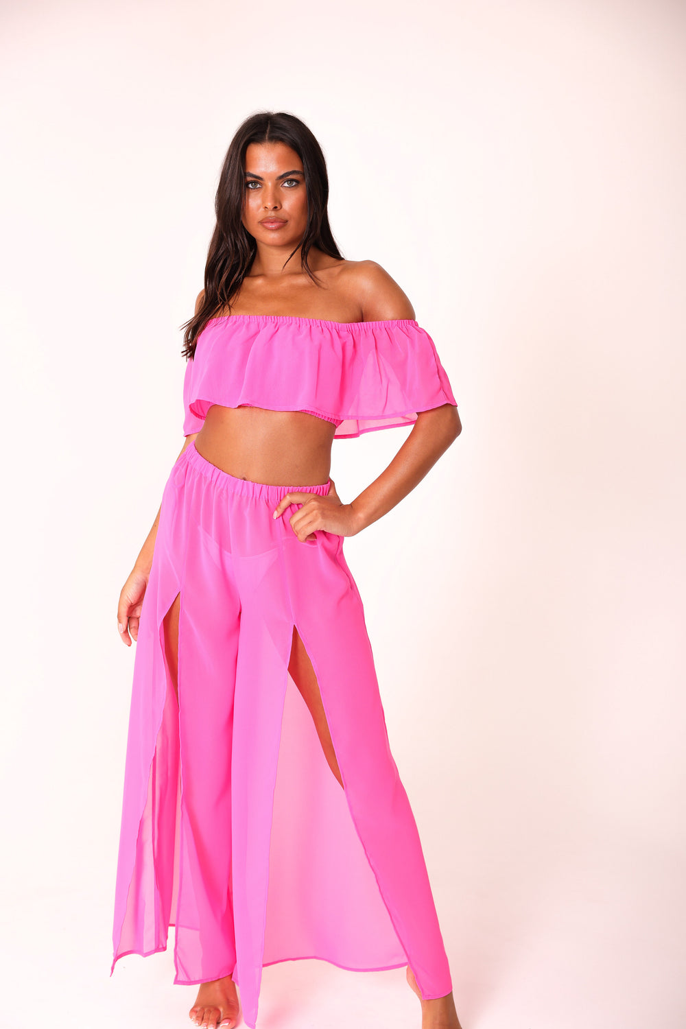 Ruffle trouser co-ord
