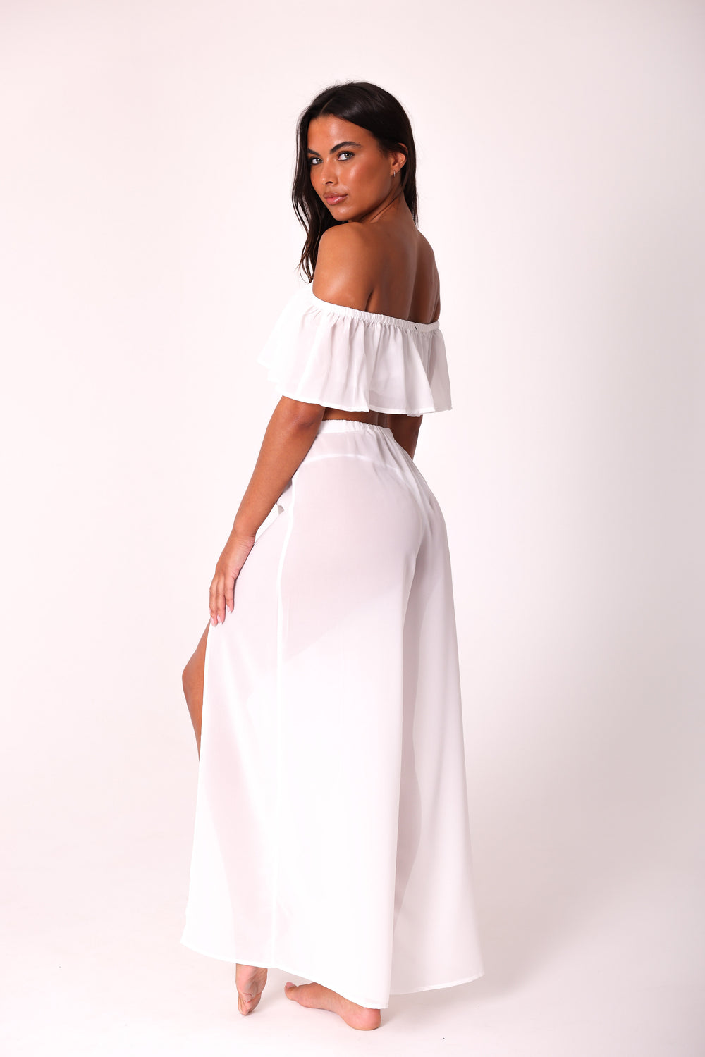 Ruffle trouser co-ord