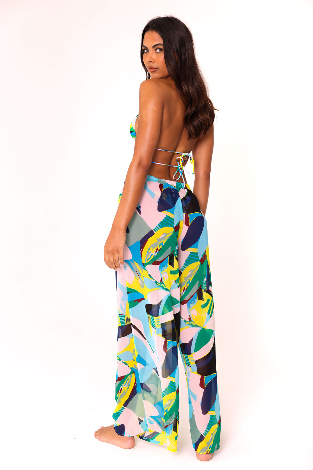 Abstract beach trousers